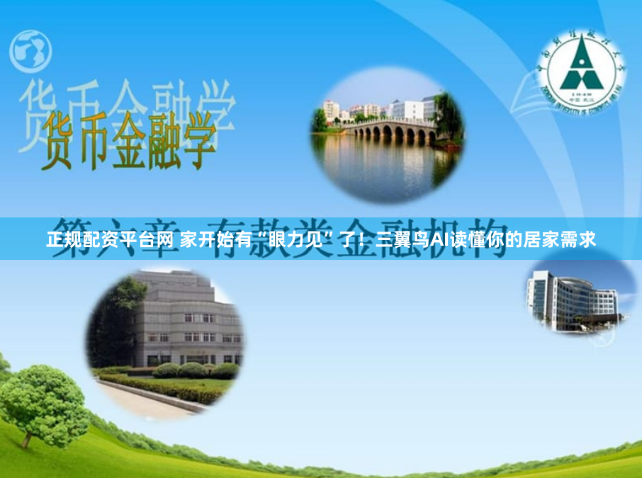 正规配资平台网 家开始有“眼力见”了！三翼鸟AI读懂你的居家需求